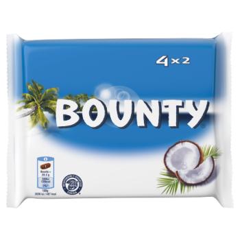 Bounty Chocolate Bars 4x2 228g | High Quality Chocolate & Sweets Online - Product Image Bounty Chocolate Bars 4x2 228g | High Quality Chocolate & Sweets Online - Product Image